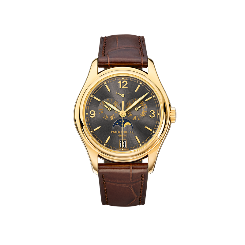 Patek Philippe 5146J Annual Calendar in yellow gold with slate dial