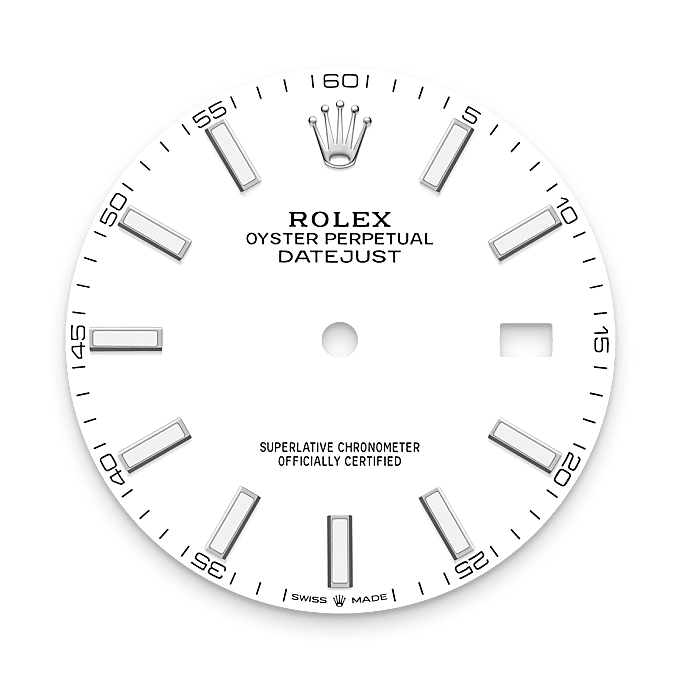 Rolex Datejust 41, White dial