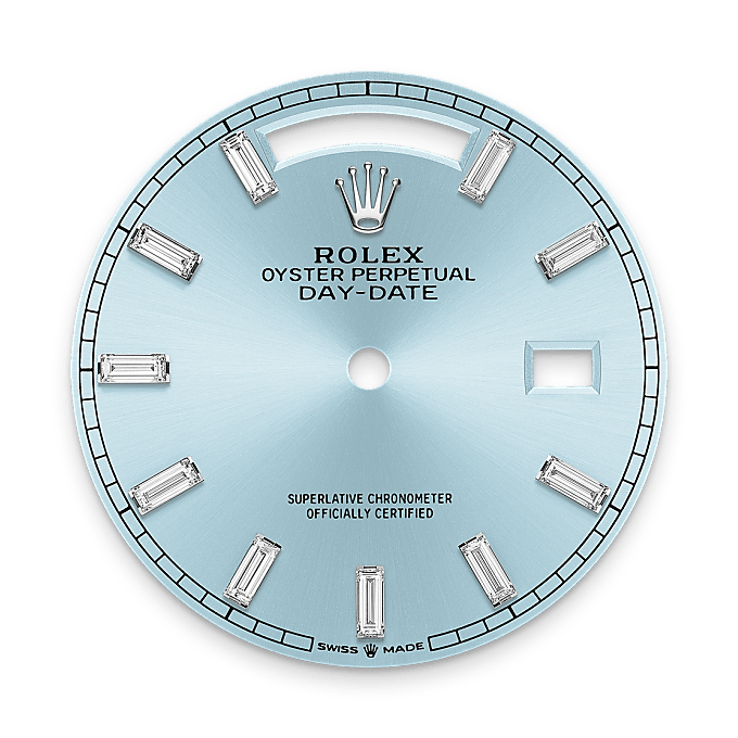 Rolex Day-Date 36, Esfera azul glaciar