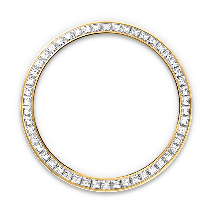 Rolex Day-Date 40, Bisel engastado de diamantes