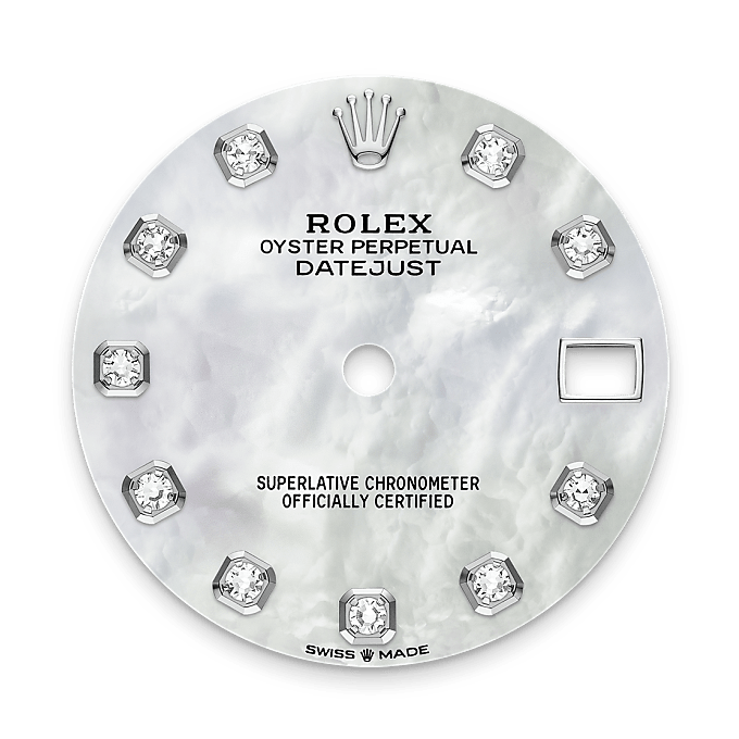 Rolex Datejust 31, Esfera de nácar