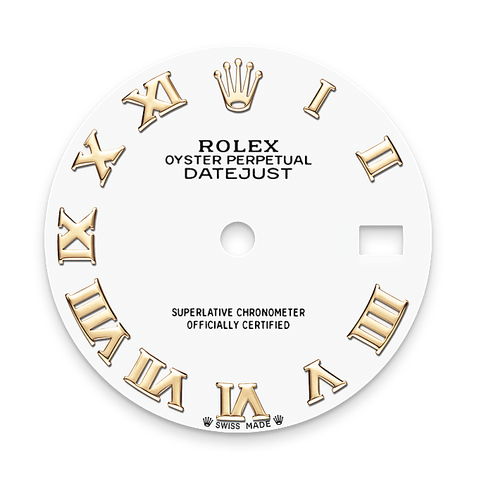 Rolex Lady-Datejust, Esfera blanca