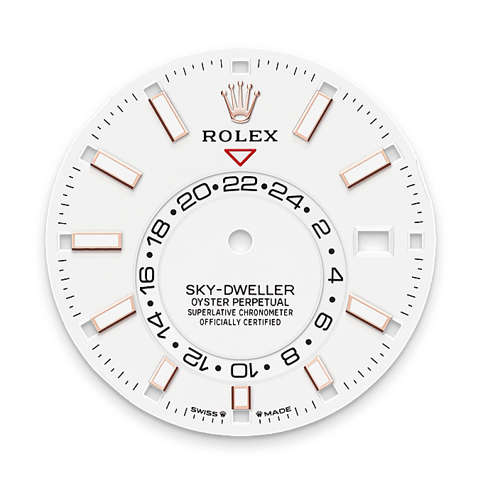 Rolex Sky-Dweller, Intense white dial