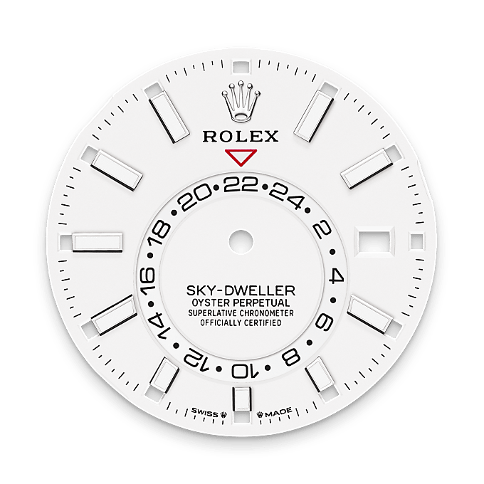 Rolex Sky-Dweller, Esfera blanco intenso