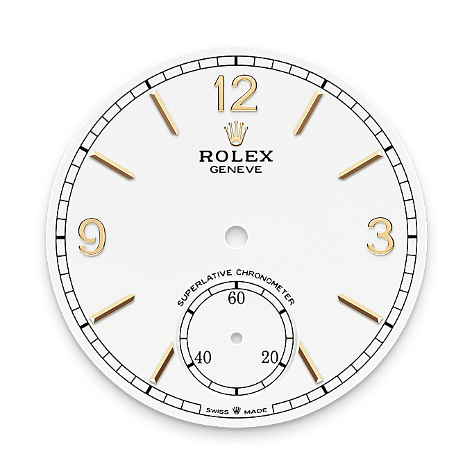 Rolex 1908, Esfera blanco intenso