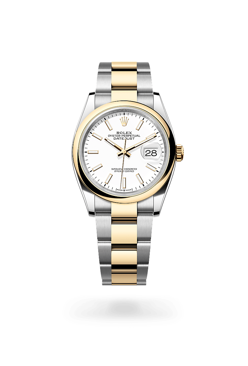 Rolex Datejust 36, Oyster, 36 mm, Oystersteel and yellow gold