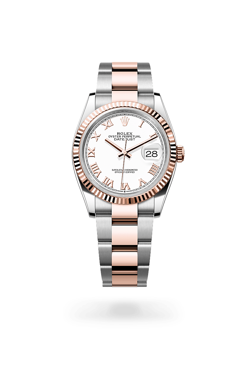 Rolex Datejust 36, Oyster, 36 mm, acero Oystersteel y oro Everose