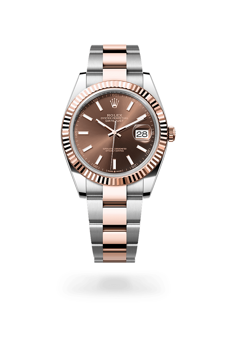 Rolex Datejust 41, Oyster, 41 mm, acero Oystersteel y oro Everose