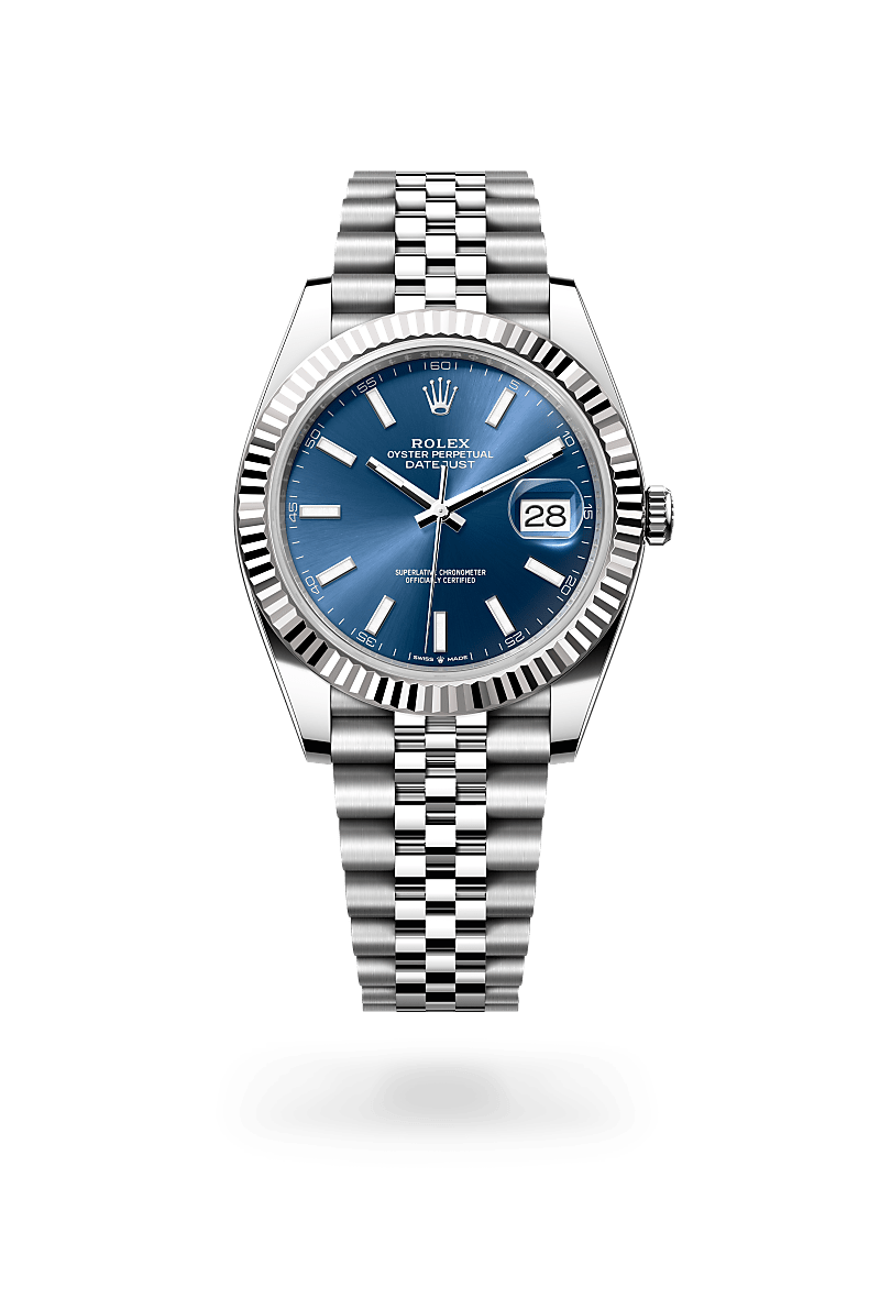 Rolex Datejust 41, Oyster, 41 mm, Oystersteel and white gold