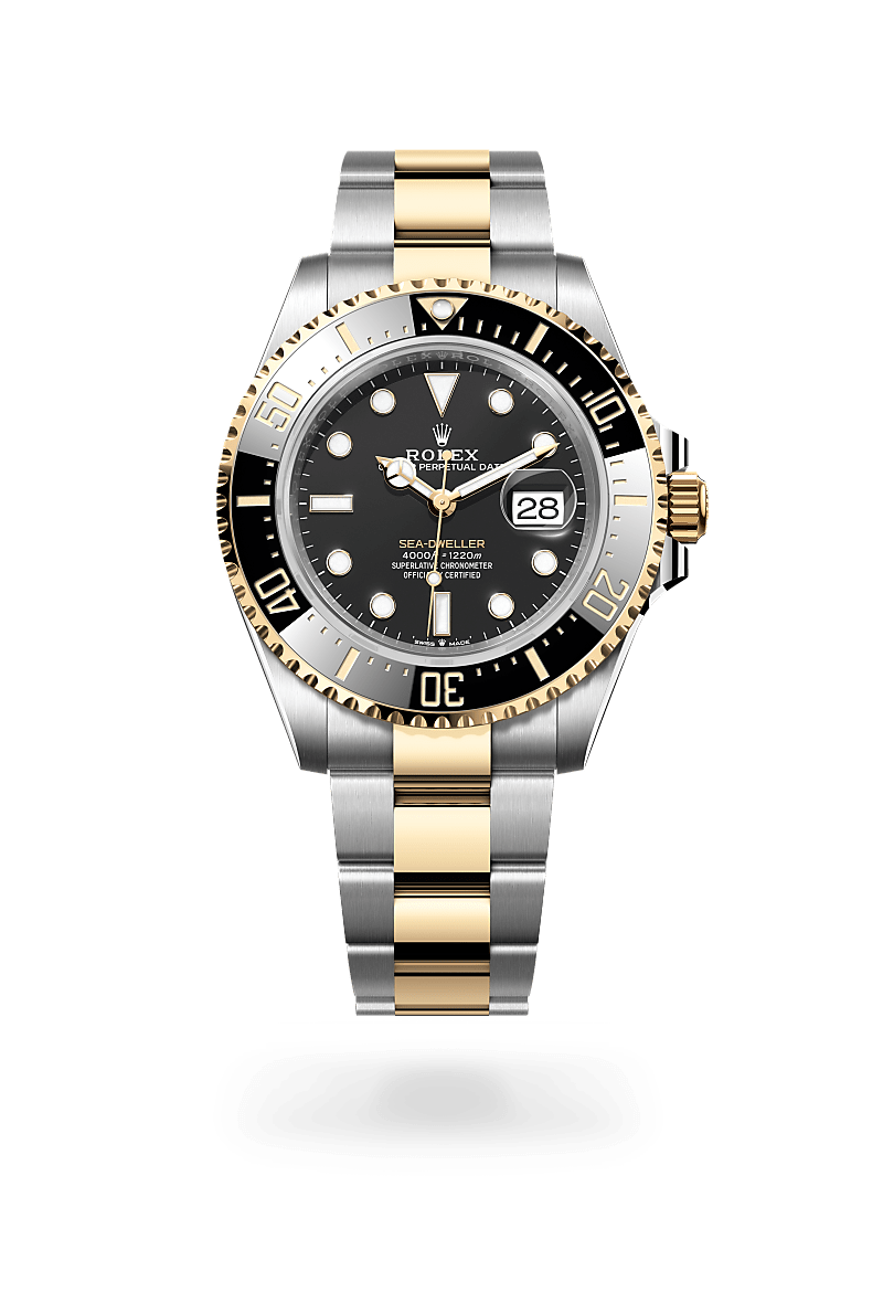 Rolex Sea-Dweller, Oyster, 43 mm, acero Oystersteel y oro amarillo