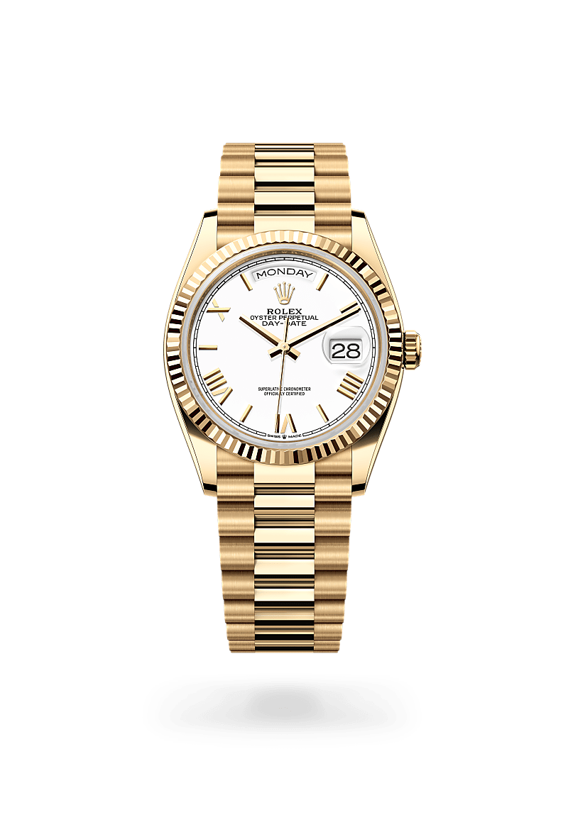 Rolex Day-Date 36, Oyster, 36 mm, oro amarillo