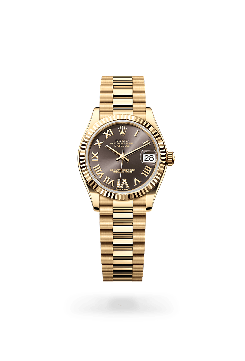 Rolex Datejust 31, Oyster, 31 mm, oro amarillo